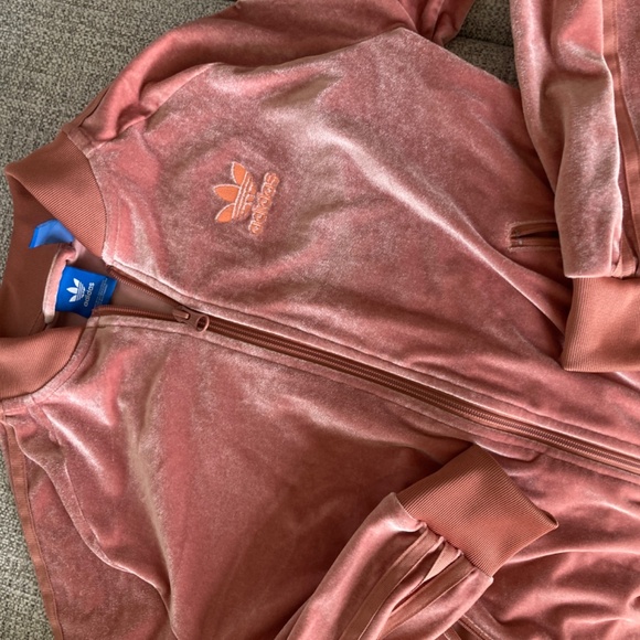 Adidas Originals Velvet Tracksuit Jacket - Picture 4 of 5